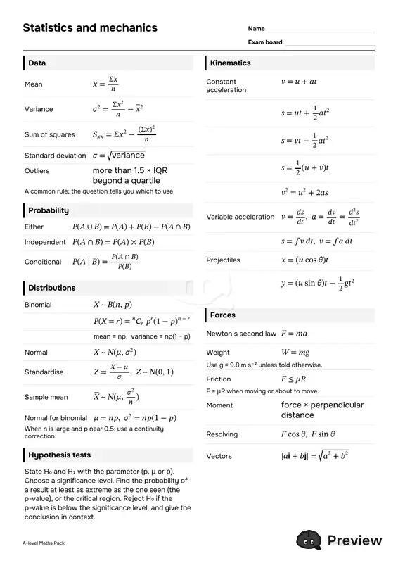 الصفحة 4: Statistics and mechanics