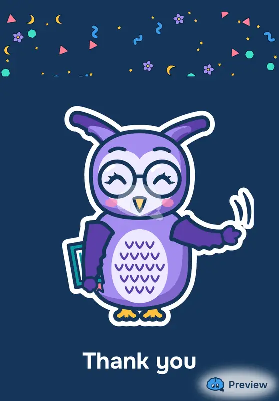 Cards for teachers and friends, ön yüz