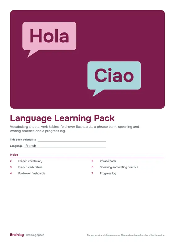 Language Learning Pack的封面