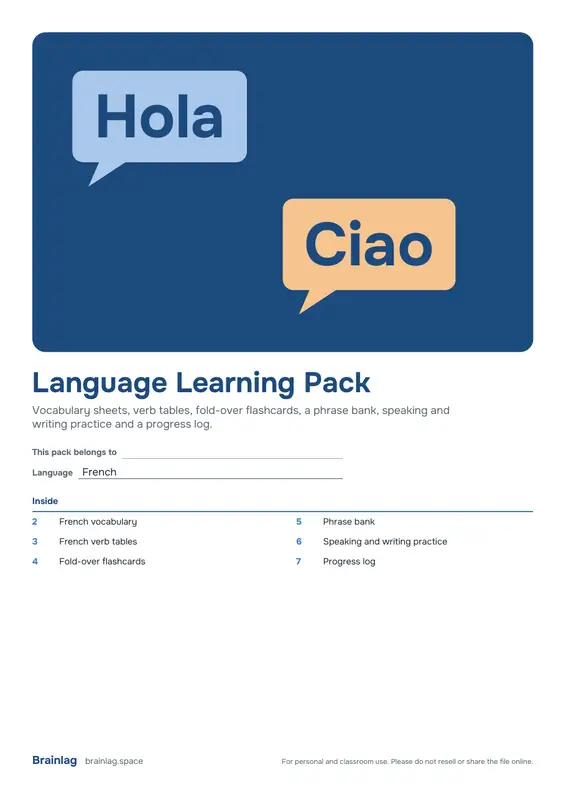 Language Learning Pack的封面