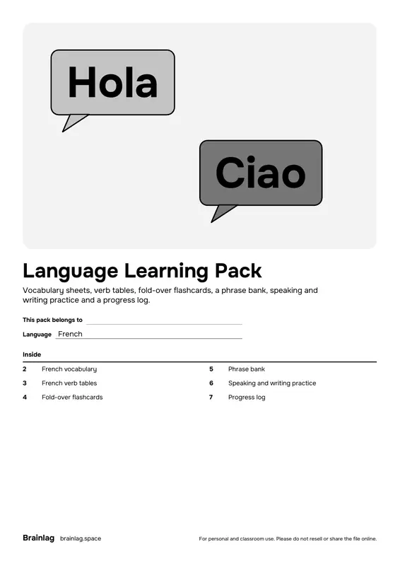 Language Learning Pack的封面