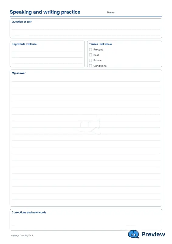 第 6 页：Speaking and writing practice