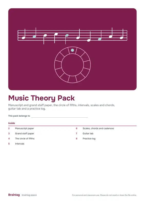Music Theory Pack的封面