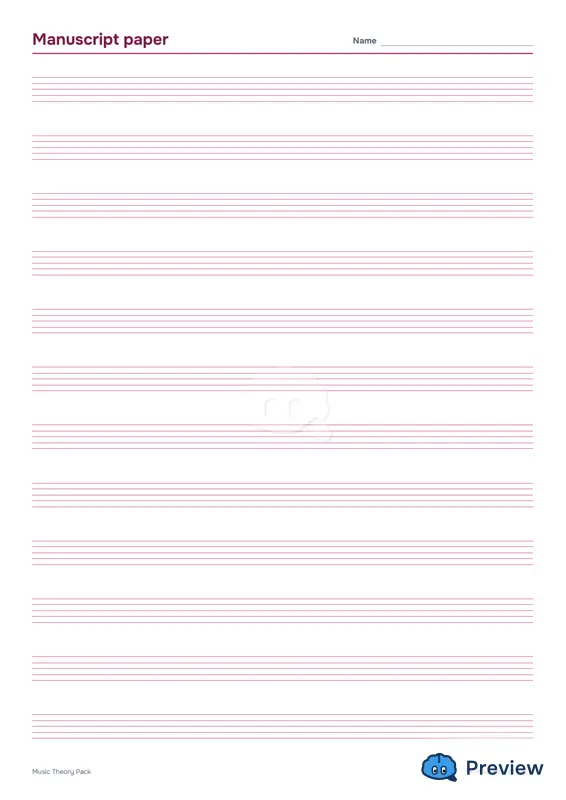 第 2 页：Manuscript paper