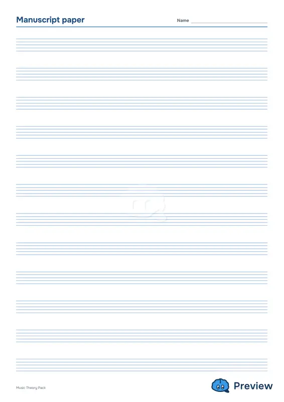 第 2 页：Manuscript paper