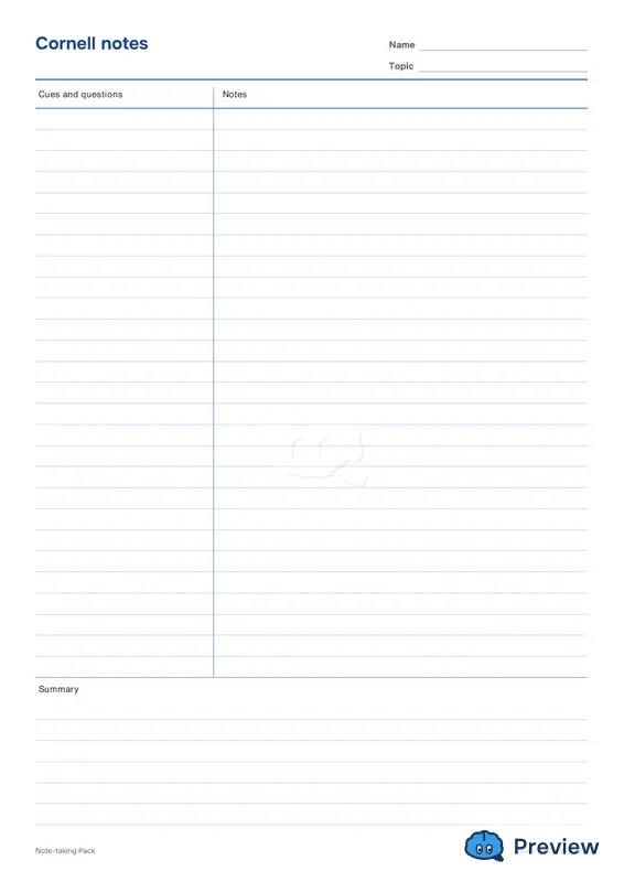 第 2 页：Cornell notes