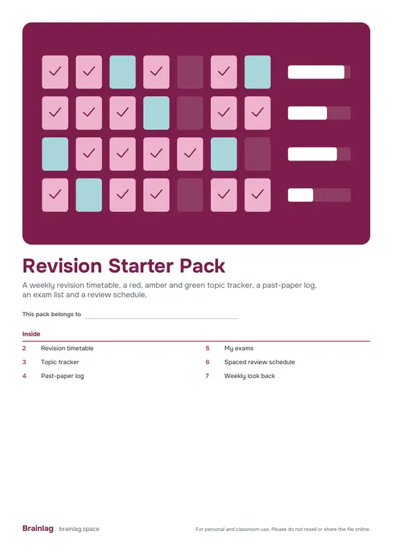 Revision Starter Pack的封面
