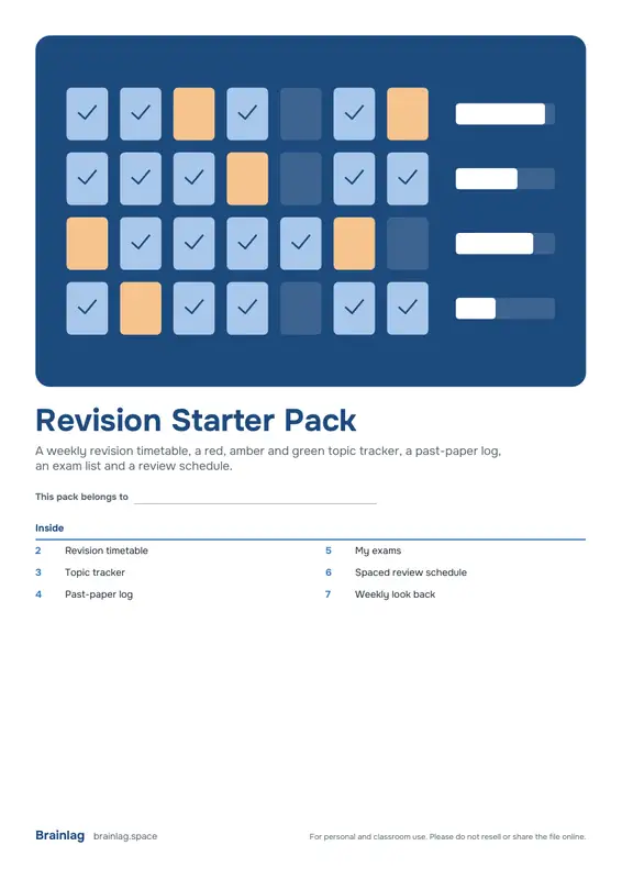 Revision Starter Pack的封面