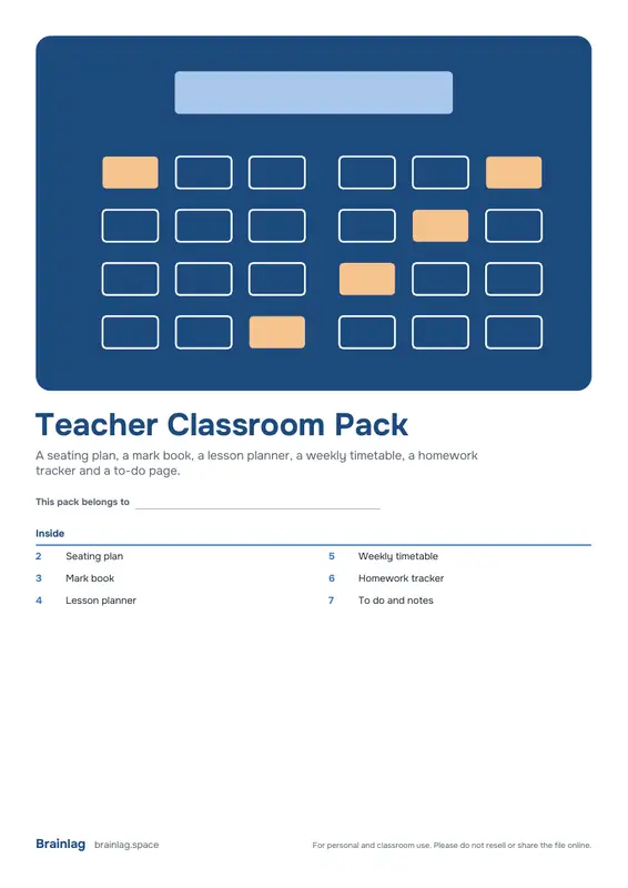 Teacher Classroom Pack的封面