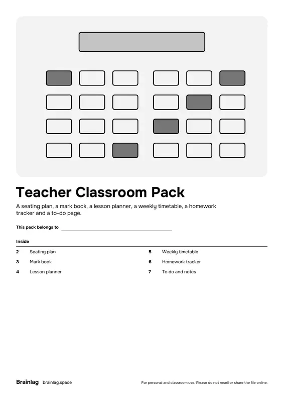 Teacher Classroom Pack का कवर